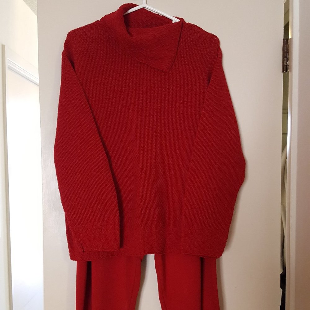 Coldwater Creek festive pants sweater set PXL!